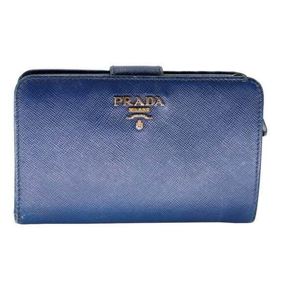 Prada Milano Saffiano Leather Travel Wallet PR-W1005P-A003 - Picture 1 of 8